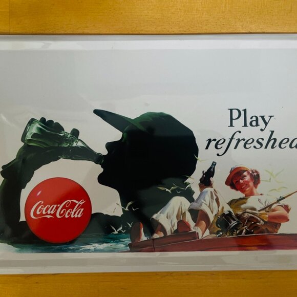 Vintage, collectible, Coca Cola, tin signs 8x12 - Picture 6 of 8